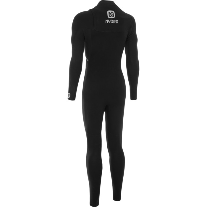 2024 Nyord Mens Furno Ultra 4/3mm Chest Zip GBS Wetsuit FUM43001 - Black